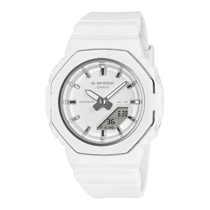 Casio G-Shock - Mens Rubber Strap White Analogue & Digital Watch - GMA-P2110-7ADR