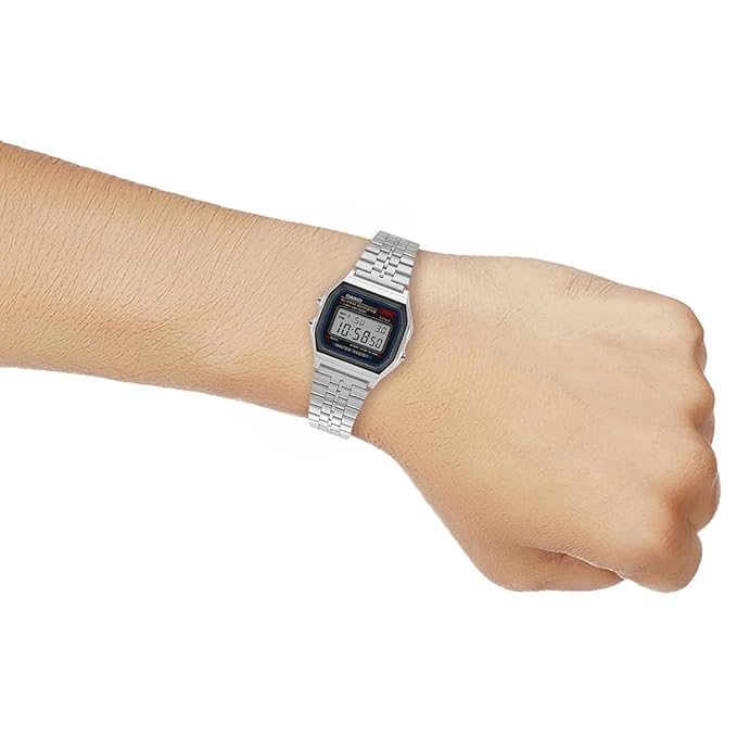 Casio Mens A159WA-N1DF Retro Digital Watch