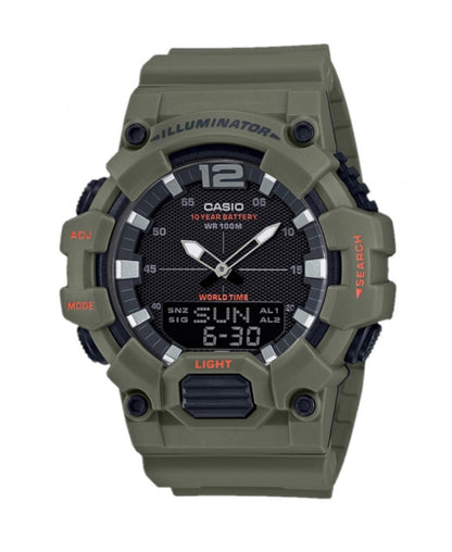 Casio Sports Mens 100m Watch - HDC-700-3A2VDF