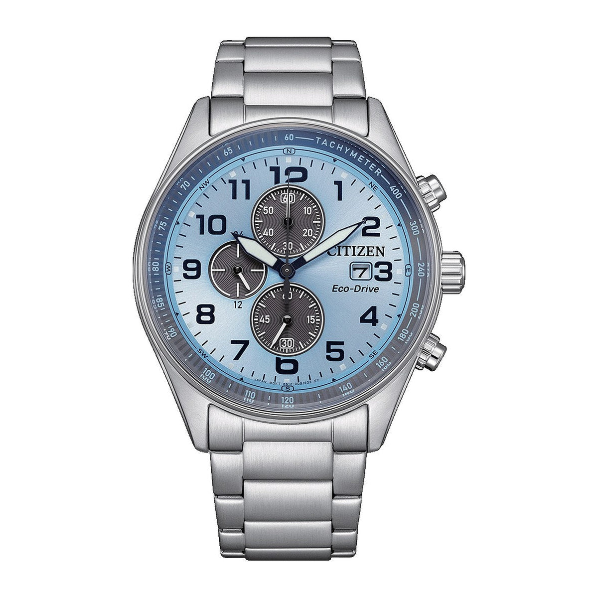 Citizen Mens Blue Dial Stainless steel Strap Watch-CA0770-72M