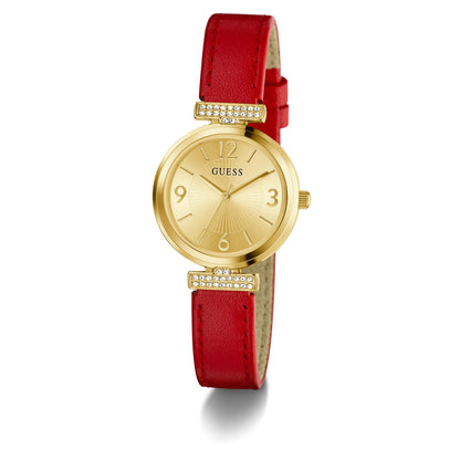Guess Leather Red Women Watch-GW0614L6