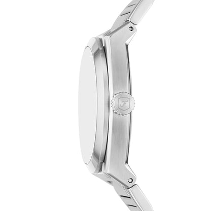 Fossil Everett Silver Stainless steel Mens Watch-FS6056