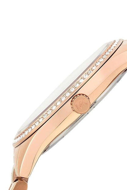Michael Kors Women's Lauryn Three-Hand Rose Gold-Tone Stainless Steel Watch - MK3716