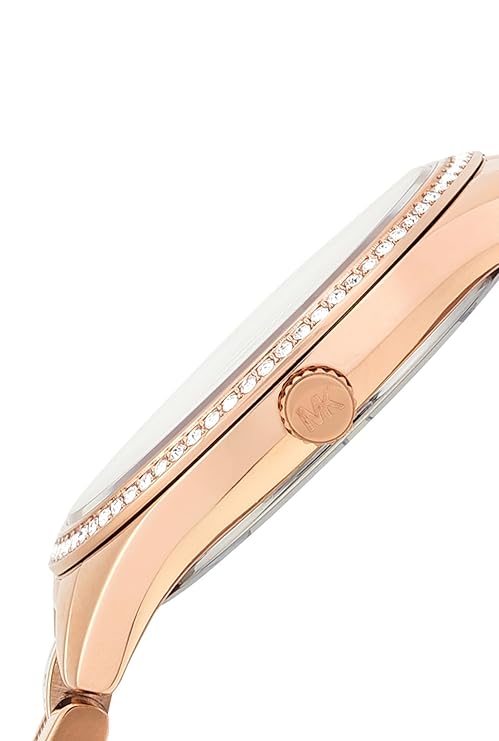 Michael Kors Women's Lauryn Three-Hand Rose Gold-Tone Stainless Steel Watch - MK3716