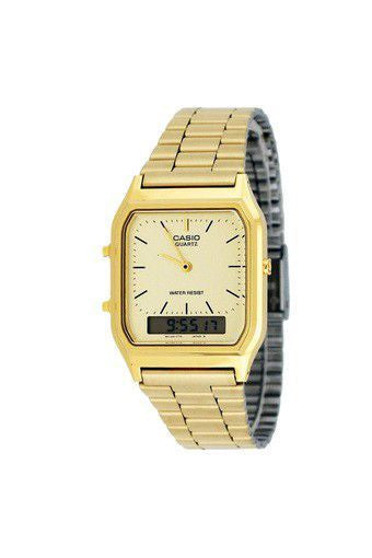 Casio Mens AQ230GA-9BM Anadigital Watch