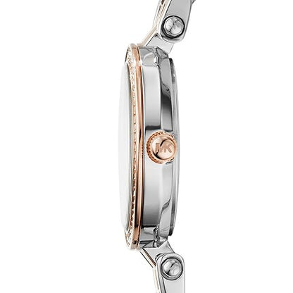 Michael Kors Darci Womens Silver Stainless Steel Watch-MK3298