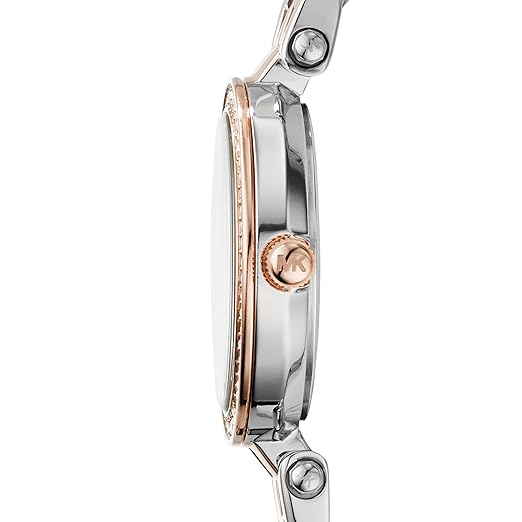 Michael Kors Darci Womens Silver Stainless Steel Watch-MK3298