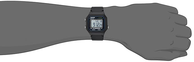 Casio W-217H-1AVDF Classic Digital Watch - Black