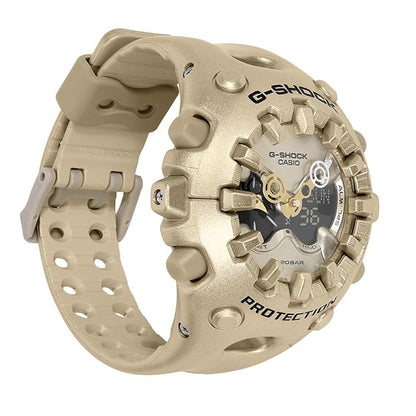 Casio G-Shock - Mens Rubber Strap Gold Analogue & Digital Watch - GA-V01A-9ADR