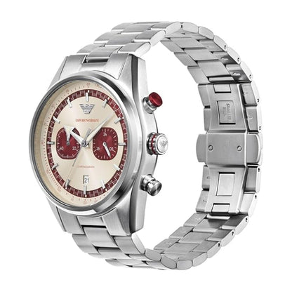 Emporio Armani Racer Silver Stainless steel Mens Watch-AR11645