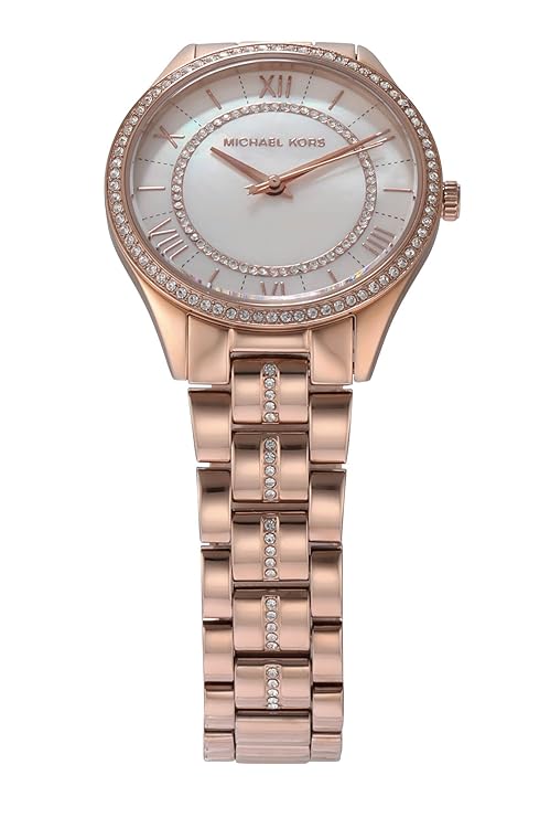 Michael Kors Women's Lauryn Three-Hand Rose Gold-Tone Stainless Steel Watch - MK3716