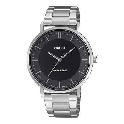 Casio Mens  Analogue Metal Strap Watch-MTP-VT04D