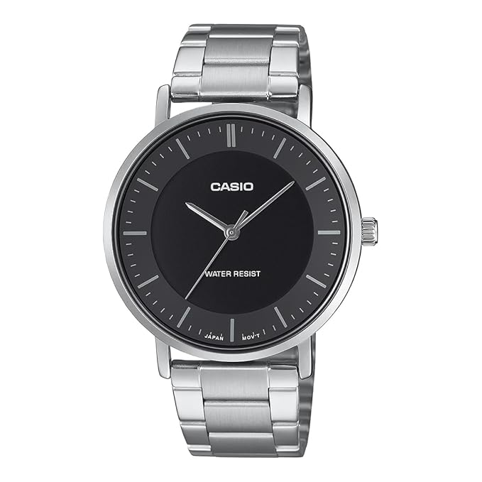 Casio Mens  Analogue Metal Strap Watch-MTP-VT04D