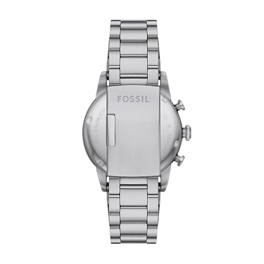 Fossil Sport Tourer Mens Silver Stainless Steel Watch-FS6047