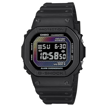 Casio G-Shock - Mens Rubber Strap Black Digital Watch - DW-5600RW-1DR