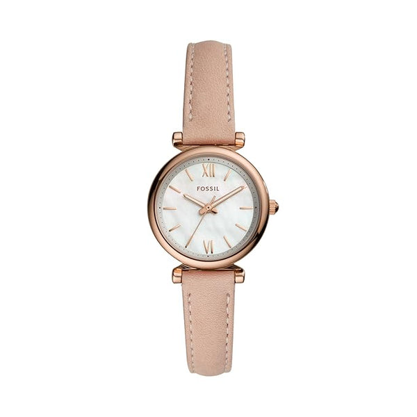 Fossil Carlie Mini Nude Leather Women Watch-ES4699