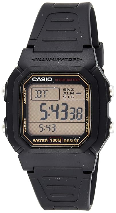 Casio Mens W-800HG-9AVDF Dual Time Digital Watch