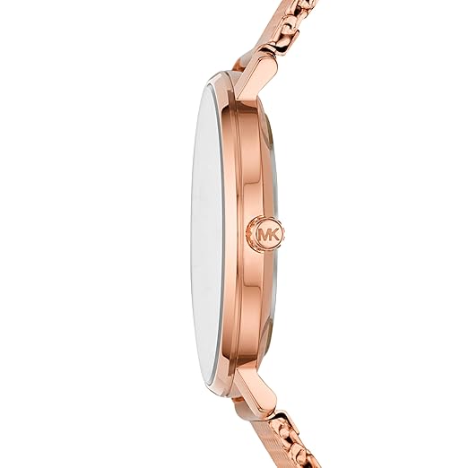 Michael Kors Pyper Womens Rose Gold Stainless Steel Watch - MK4340