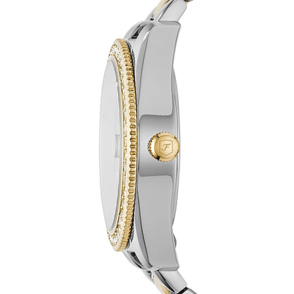 Fossil Womens Watches Scarlette Mini Womens Silver/Gold Watch-ES4319