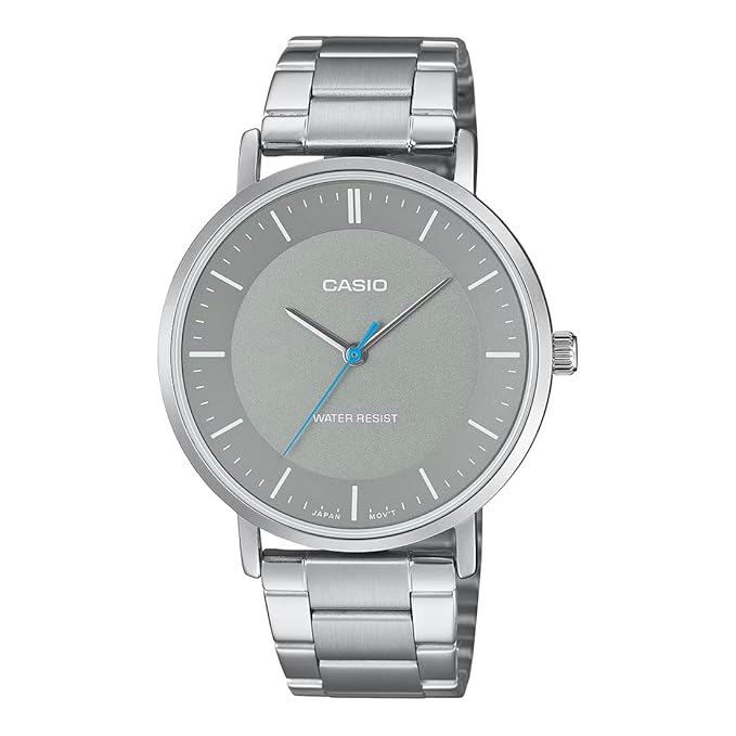 Casio Mens  Analogue Metal Strap Watch-MTP-VT04D
