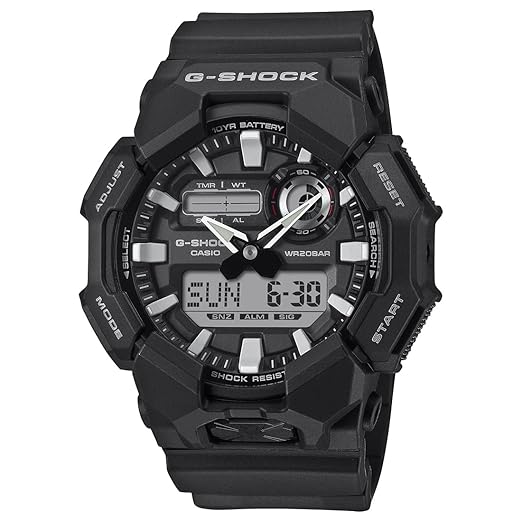 Casio G-Shock - Mens Rubber Strap Black Analogue & Digital Watch - GA-B010-1A1DR