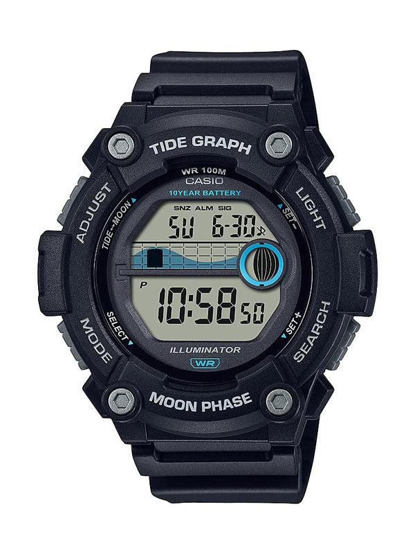 Casio Tide Graph Moon Phase - Men's Sports Watch - Grey