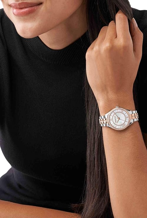 Michael Kors Lauryn Womens Silver Stainless Steel Watch - MK3979