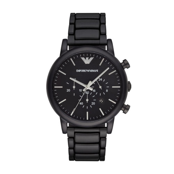 Armani Mens Black Stainless Steel Watch - AR1895