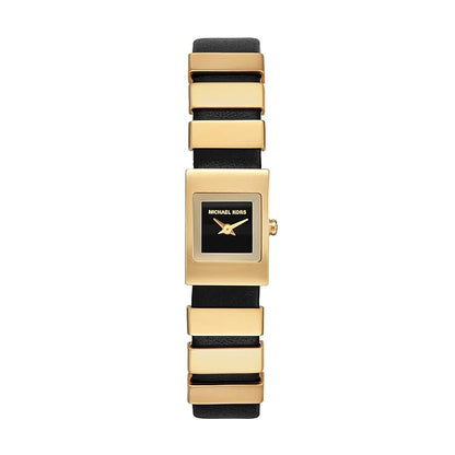 Michael Kors Darrington Womens Gold Stainless Steel Strap Watch-MK4887