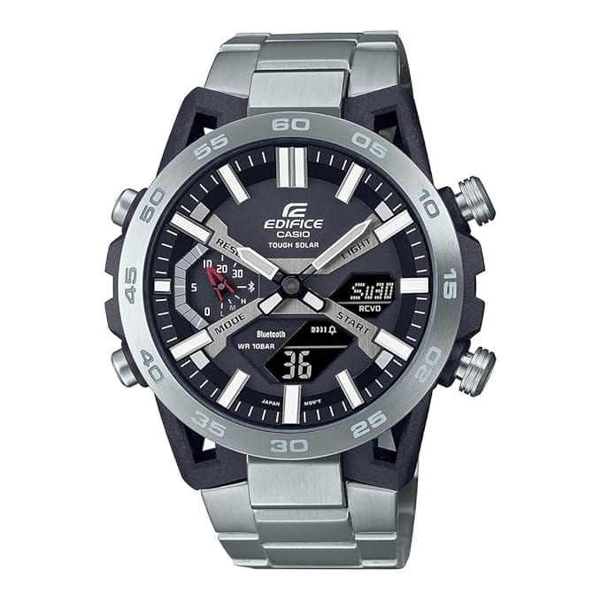 Casio Edifice - Mens 100m Bluetooth Solar - ECB-2000D-1ADF