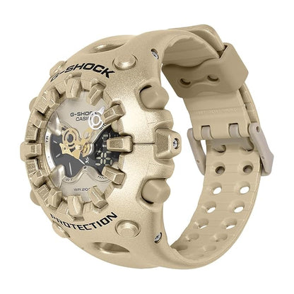 Casio G-Shock - Mens Rubber Strap Gold Analogue & Digital Watch - GA-V01A-9ADR