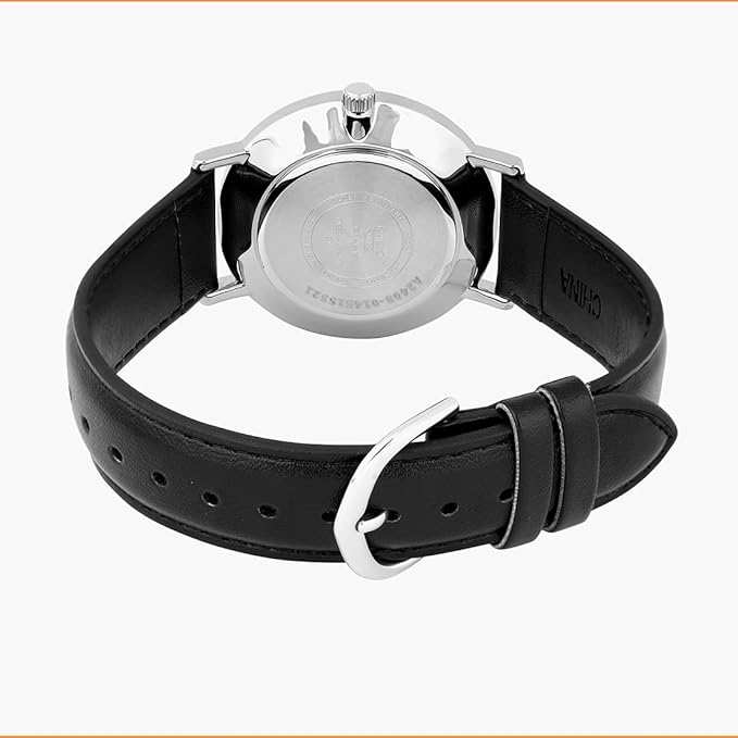 Casio Mens  Analogue Leather Strap Watch-MTP-VT03L