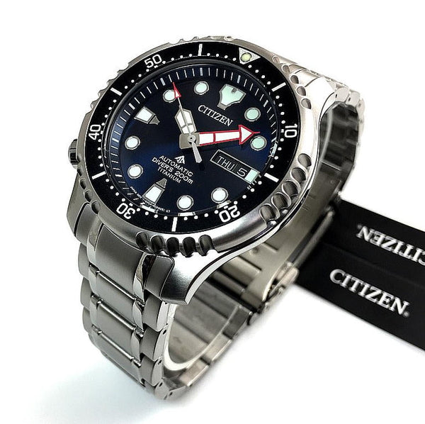 Citizen Promaster Marine Mens Silver Stainless steel Watch-NY0100-50M