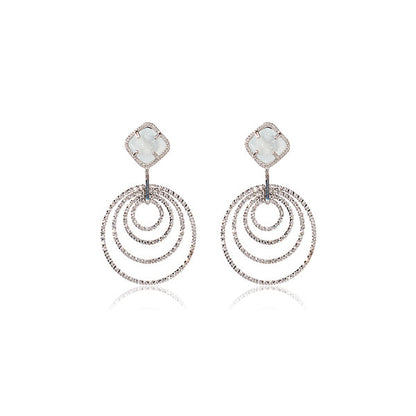 Cici Collection - Midi Floating Enhancer Earrings