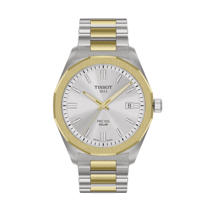 Tissot PRC 100 Solar 39mm Watch - T1514222203100