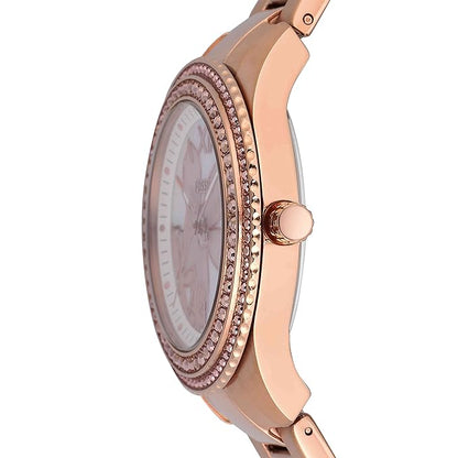 Fossil Stella Womens Rose Gold Stainless Steel Watch - ES5192