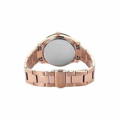 Fossil Stella Womens Rose Gold Stainless Steel Watch - ES5192