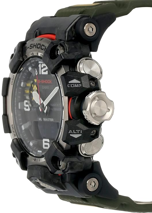 Casio - G-Shock Mens 200m Carbon Core Triple Sensor Mudmaster - GWG-2000-1A3DR