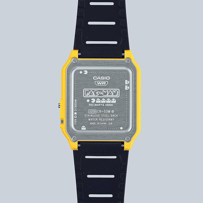Casio Mens  Digital Rubber Strap Watch-CA-53WPC-1BDR