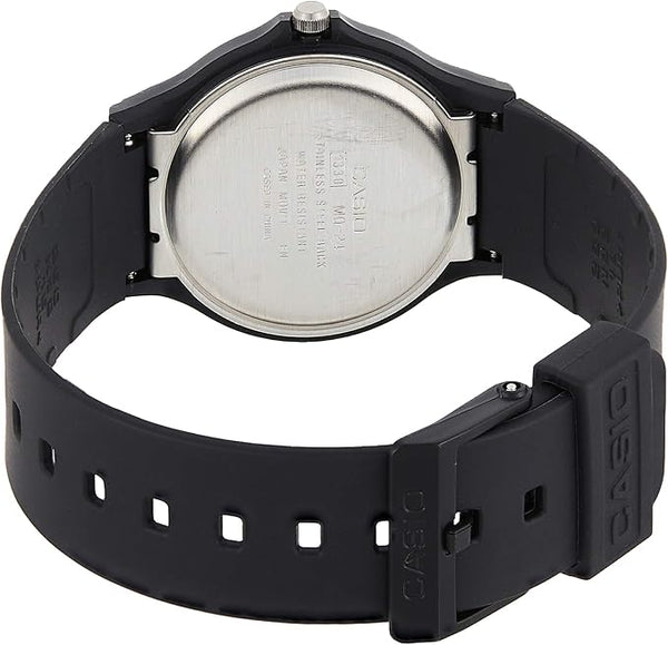 Casio MQ-24-7ELDF Black Resin Strap Unisex Watch