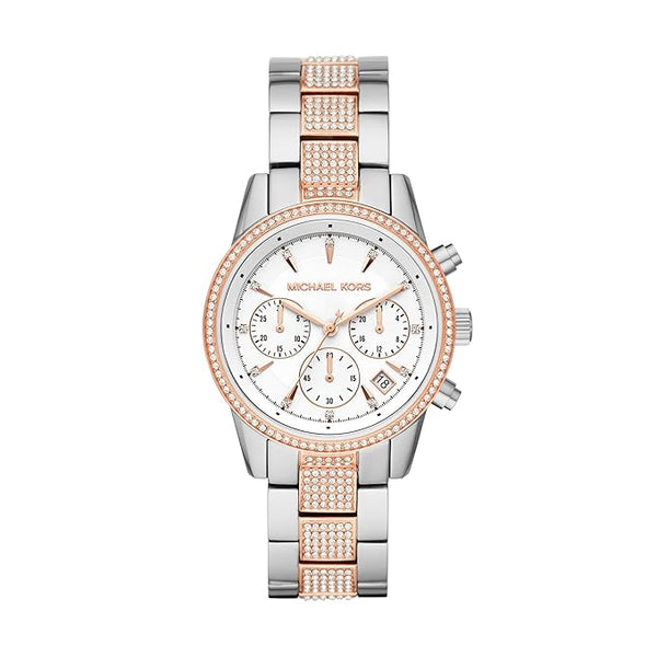 Michael Kors Ritz Women Silverstainless Steel Watch-MK6651