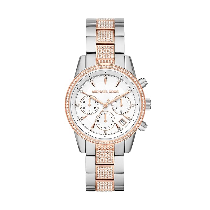 Michael Kors Ritz Women Silverstainless Steel Watch-MK6651