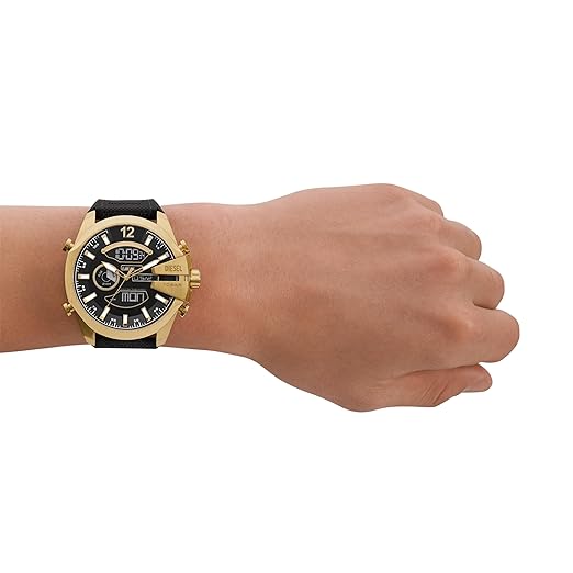 Diesel  Men Gold Silicone Watch-DZ4634