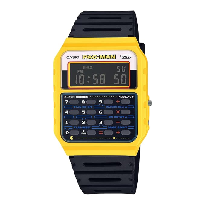 Casio Mens  Digital Rubber Strap Watch-CA-53WPC-1BDR