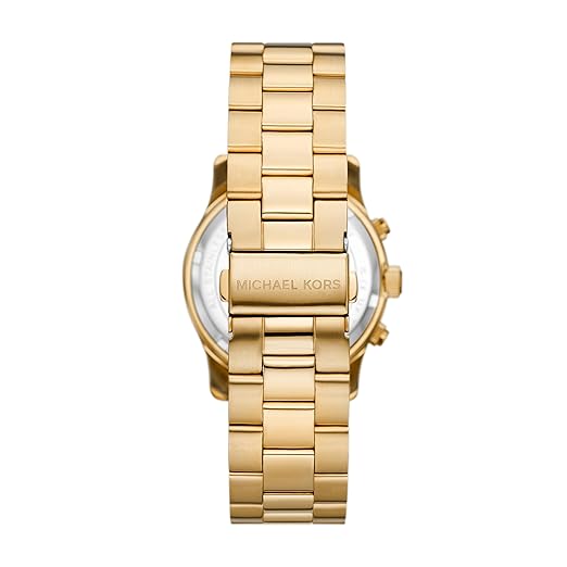 Michael Kors Runway Women Gold Stainless Steel Watch-MK7323