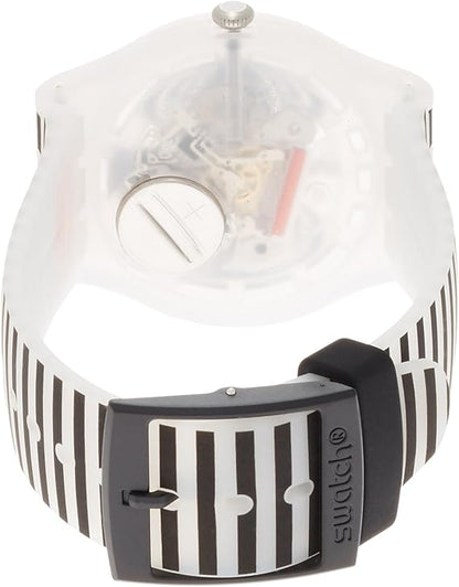 Swatch-Maskara Black Unisex Rubber Watch-SUOW122