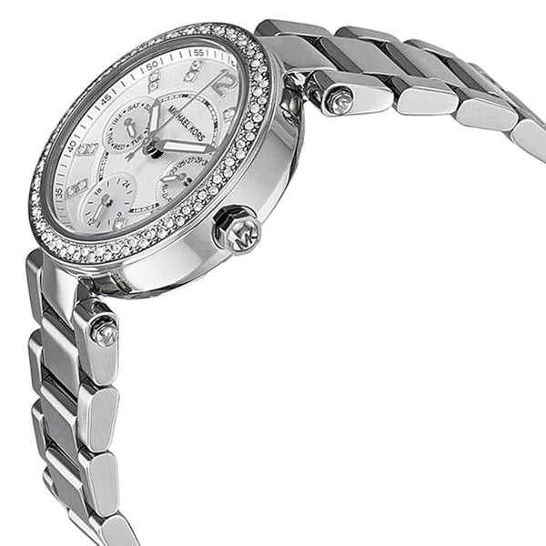 Michael Kors Parker Womens Silver Stainless steel Watch-MK5615