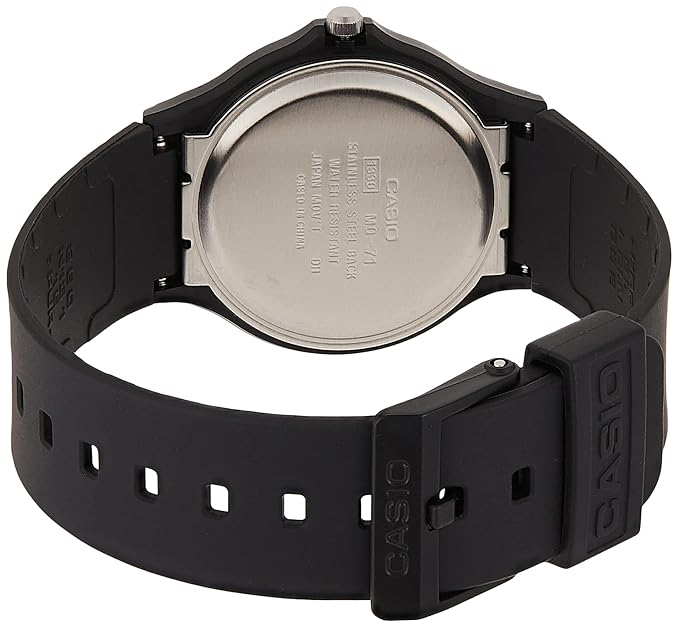 Casio MQ-71-4BDF Analog Black Resin Strap Watch for Men