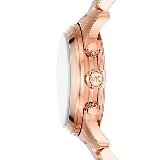 Michael Kors Runway Women Rose Gold Stainless Steel Watch-MK7324