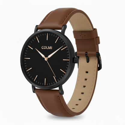 Colmi ARVO – Mens Leather Strap Watch